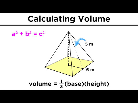 What is a three dimensional enclosed volume?