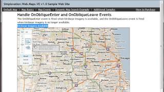 Web.Maps.VE v1.0 Sample Website Overview