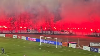 😱 Che spettacolo dei Ultras Cavese | Cavese - Foggia , 04/11/2024