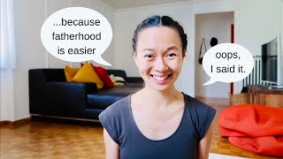 Motherhood is HARD because fatherhood is easier | Stay at Home MOM TALK