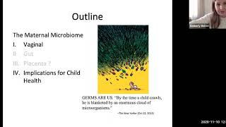 “Of Moms and Microbes: Pregnancy and the Microbiome” with Kimberly McKee, PhD