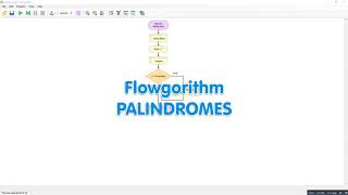 Flowgorithm - Palindrome