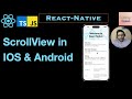 ScrollView in React-Native ?