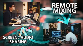 How To Set Up a Remote Mixing Session (Screen sharing + Audio streaming from a DAW)