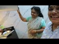 film shooting in our house அம்மா கையால் உருண்டை சாப்பாடு amma veetu vlog dosa pizza