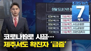 [7시뉴스제주/201125 앵커리포트] 코로나19 조용했던 제주···확진자 발생 ‘빈번’