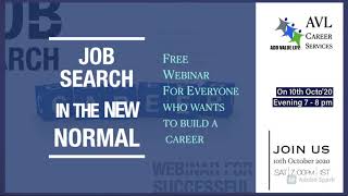 AVL Free Webinar for job Seekers Interview skills  Webinars for Freshers Prepare for your Interview