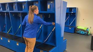 Limestone Field Hockey Locker Room Tour