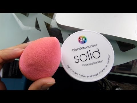 Beauty Blender Solid Cleanser Demo ! Beauty Blender Solid Cleanser Demo !