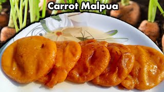 Carrot Malpua Recipe | Gajar Ki New Recipe | Gajar Ke Malpua Recipe