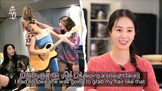 Unscripted Hair Grab #GirlsGeneration #SNSD #소녀시대 #少女時代 #shyt #secondchallenge #Tiffany #효연 #유리 #수영