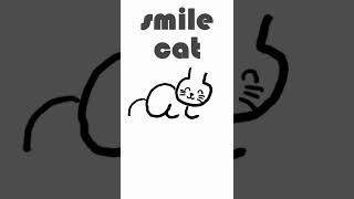 【イラスト】#文字イラスト  #かわいい猫 smile #cat  #ネコ #ねこ #猫  #イラストメイキング デジタル  #猫の日 #Shorts