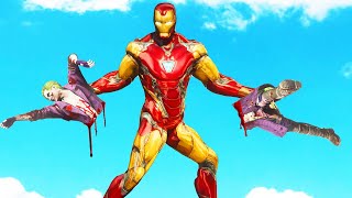 Iron Man VS Joker Pt 2 Epic Battle | GTA V | Redux Mango