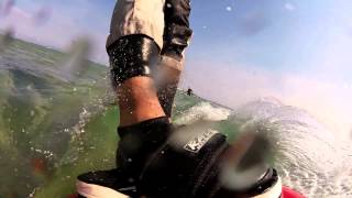 (A Boards short story) kitesurfing Loutsa, Nissakia Athens.