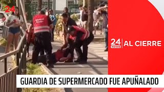 Mujer apuñaló a guardia de supermercado en Buin: quedó detenida y su acompañante escapó | 24 Horas