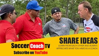 SoccerCoachTV - Share ideas, learn from each other and always appreciate what you have as a coach.