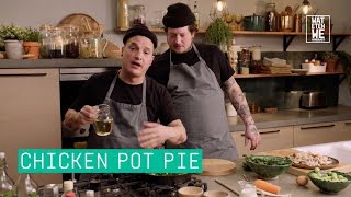 24Kitchen | Wat Eten We Vandaag? Afl. 20: Job \u0026 Perry’s eenpans chicken pot pie