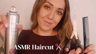 ASMR Realistic Haircut & Styling Roleplay (Real Hair, Soft Spoken, Personal Attention)