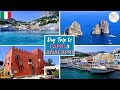 ISLAND OF CAPRI │ ITALY.  DAY TRIP to CAPRI & ANACAPRI in 4K.  PLACES TO SEE, PRICING & TIPS.