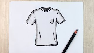 Easy Step-by-Step Tutorial: How to Draw a T-Shirt | Beginners Drawing Guide