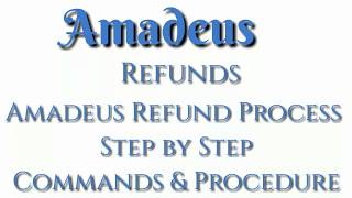 How To Process Refund in Amadeus II Fully Unutilized Refund Procedure | Amadeus Refund