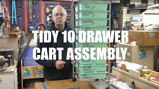 Simply Tidy Ordonnez 10 Drawer Cart Assembly