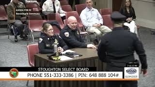 Stoughton Select Board Meeting 2/4/25