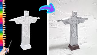 DIY Christ the Redeemer Papercraft | How to Make Christ the Redeemer with Paper Design