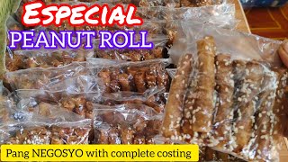 HOW TO MAKE ESPECIAL PEANUT ROLL PANG NEGOSYO WITH COSTING | BUSINESS IDEAS | TWEETIEBIRD VLOG