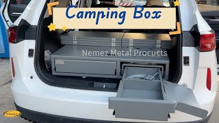 Camper box universal version CRV/SUV camp travel | Van/Minivan camping box-small bedroom and kitchen