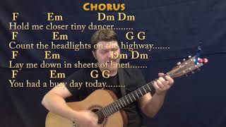 Tiny Dancer (Elton John) Guitar Cover Lesson with Chords/Lyrics - Munson