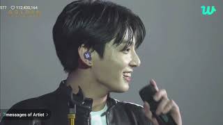 Download Mp3 Jungkook performing 'Yes or No' at GOLDEN LIVE ON STAGE