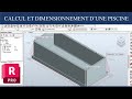 Robot structural analysis : CALCUL ET DIMENSIONNEMENT D'UNE PISCINE EN B.A.