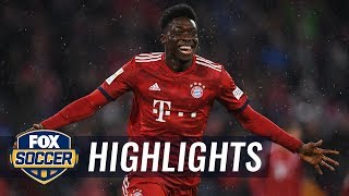 Alphonso Davies scores his first Bayern Munich goal | 2019 Bundesliga Highlights