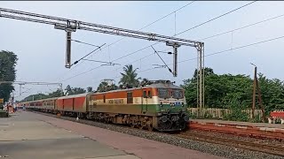 12839 Howrah Chennai Mail with Tricolor WAP - 7 reschedule by 16 Hour.