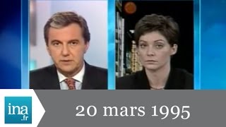 20h France 2 du 20 mars 1995 - Attentat dans le métro à Tokyo - Archive INA