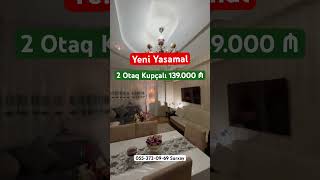 Yeni Yasamal Rezonans 16 mərtəbənin 10-cu mərtəbəsi 57 kv/m 2 otağ Kupçalı.  055-372-09-69