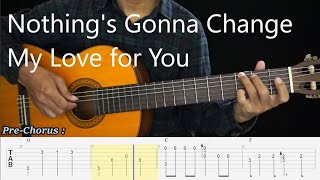 Nothing's Gonna Change My Love for You - George Benson - Fingerstyle Guitar Tutorial TAB