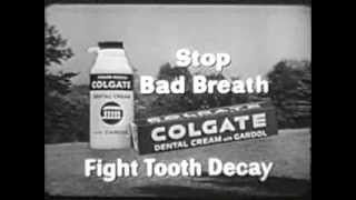 Colgate toothpaste TV commercial (1958)