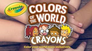 Crayola Colors of the World Skin Tone Crayons \u0026 #TrueSelfie || Crayola