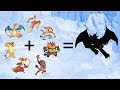 Requests #65 - Fusemon: All Final Form Fire Type Pokemon Starters Gen 1-7