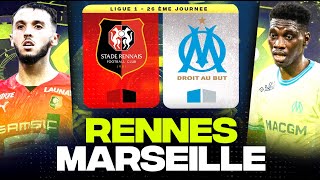 🔴 RENNES - MARSEILLE | 🔥 Choc au Roazhon Park pour l'Europe ! ( srfc vs om ) | LIGUE 1 - LIVE/DIRECT