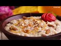 healthy nutty dalia healthy breakfast recipe porridge with honey