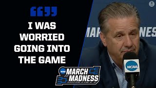 John Calipari FRUSTRATED After Overtime Loss Vs 15-SEEDED Saint Peter's I CBS Sports HQ