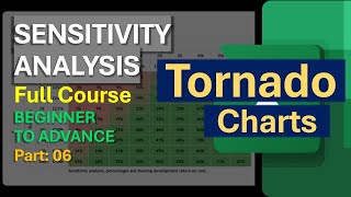 How to make a Tornado Chart in Excel? Sensitivity Analysis Course Part 6