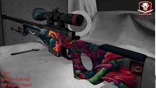 AWP Hyper Beast - Skin Wear Preview