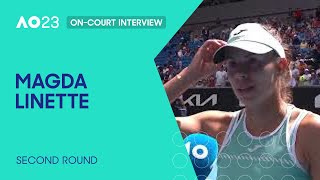 Magda Linette On-Court Interview | Australian Open 2023 Second Round