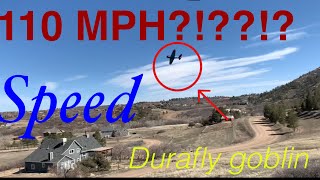 110 MPH!!?!?  FASTEST RC PLANE FOR THE PRICE! (Durafly goblin)