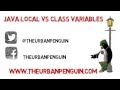 JAVA Uninitialized class versus local variables