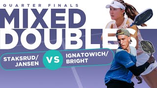 Ignatowich and Bright take on Jansen and Staksrud in the Quarterfinals!